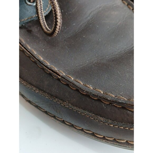 Rockport Men's Boat Deck Shoes Brown Leather Upper Rubber Soles Size 13 - Picture 15 of 16